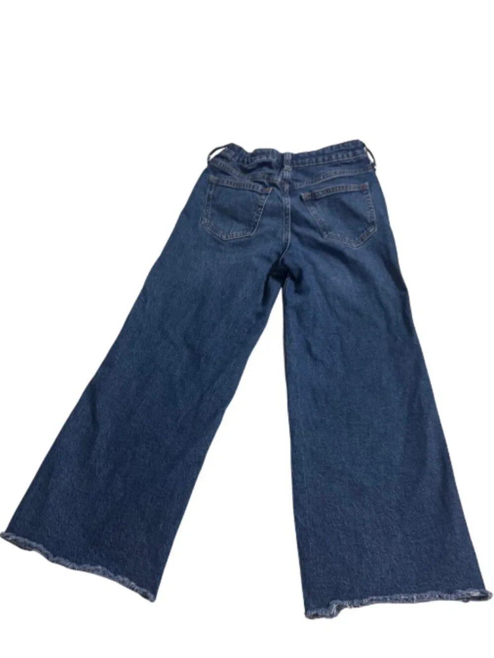 GAP Girls Size 10 Wide Leg Distressed Jeans